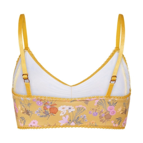 New spell designs wild bloom bralette bra XS gold - Picture 7 of 16